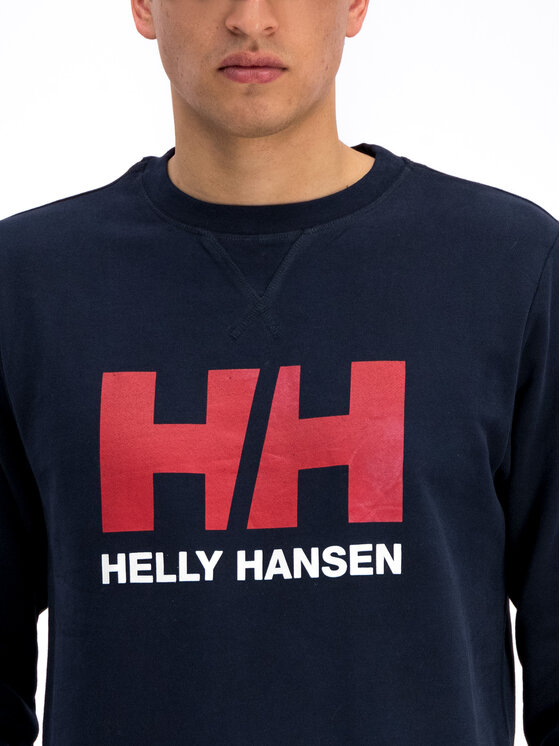 Helly Hansen Helly Hansen Bluză Hh Logo Crew 34000 Bleumarin Regular Fit