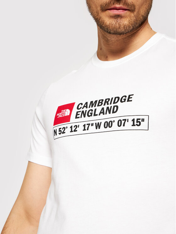 The North Face The North Face Majica Gps Tee Cambridge NF00CC8J Bela Regular Fit