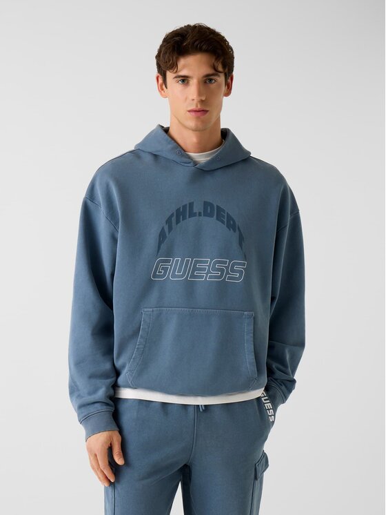 Guess Guess Mikina 180492 Světle modrá Classic Fit