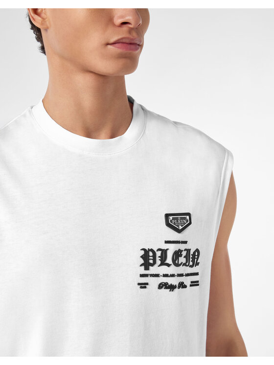 PHILIPP PLEIN PHILIPP PLEIN T-shirt 25559 Bianco Regular Fit