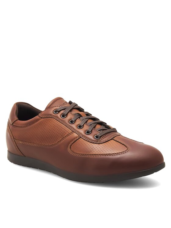 Lanetti Lanetti Sneakersy BOBO-23 MBS Brązowy