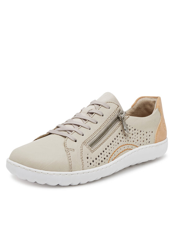 Rieker Rieker Sneakersy 52824-60 Beżowy