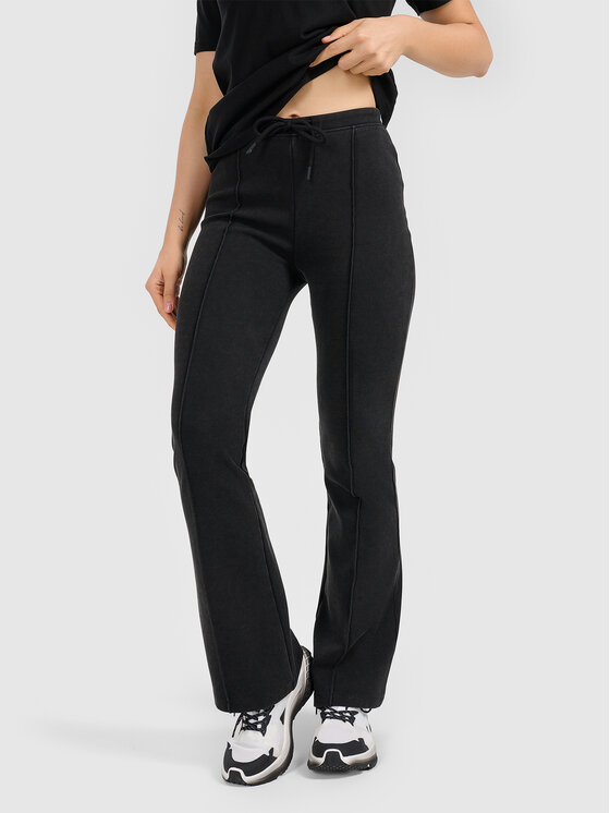 4F 4F Legginsy AMERICAN DREAM Czarny Slim Fit