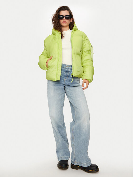 Alpha Industries Alpha Industries Зимно яке 148006 Зелен Regular Fit
