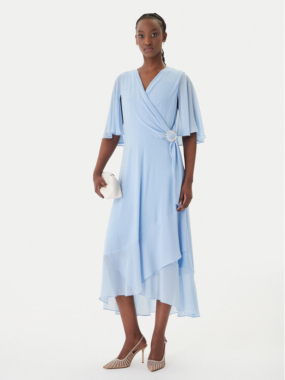 Joseph Ribkoff Joseph Ribkoff Cocktail obleka 261714 Svetlo modra Regular Fit