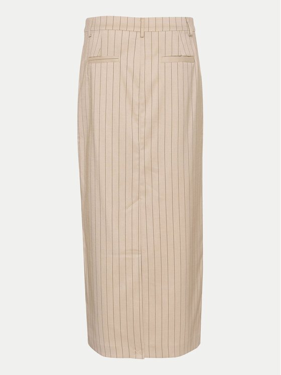 Kaffe Kaffe Spódnica midi Agathe 10508753 Beżowy Regular Fit