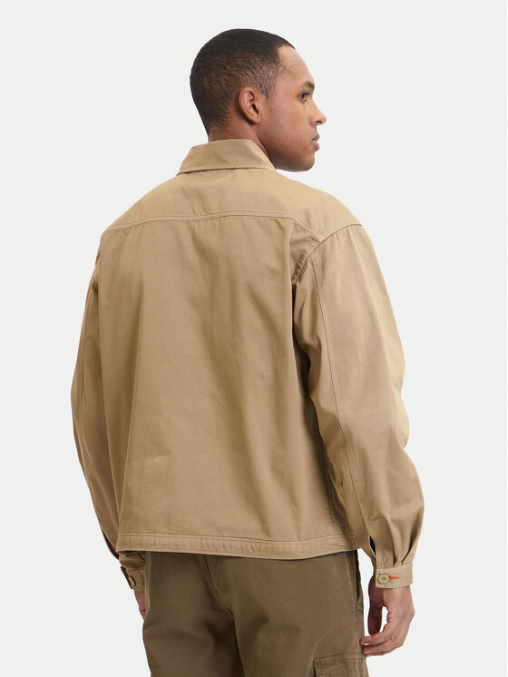 Napapijri Napapijri Giacca di jeans A-Arrayanes NP0A4FI4 Beige Regular Fit