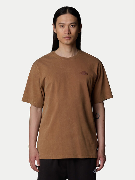 The North Face Tričko Nature NF0A8BVY Hnedá Loose Fit