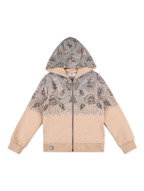 PHILIPP PLEIN PHILIPP PLEIN Bluza 11047 Beżowy Regular Fit