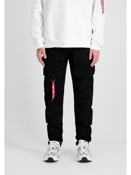 Alpha Industries Alpha Industries Spodnie cargo Tactical Pant Czarny Tapered Fit