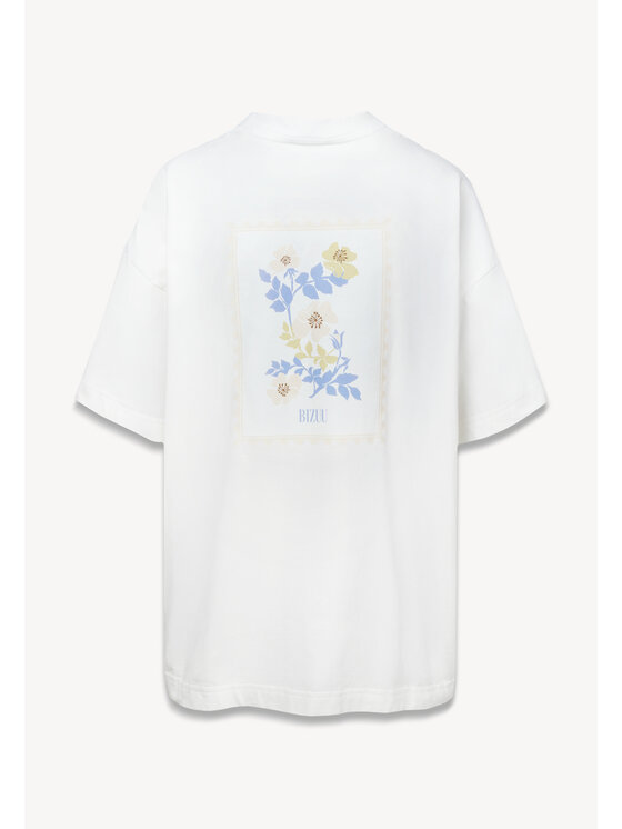 BIZUU BIZUU T-Shirt LETTER Bílá Standard Fit