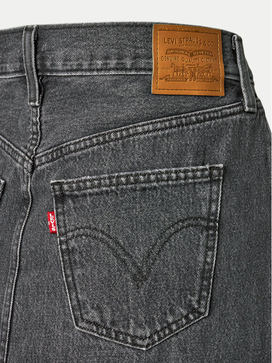 Levi's® Levi's® Džínsová sukňa A7512-0003 Čierna Regular Fit