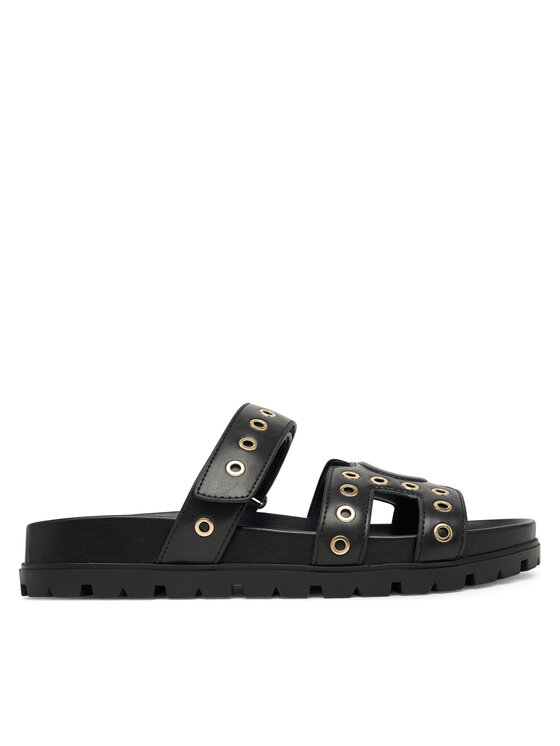 Guess Guess Klapki FLPFAS ELE03 Czarny