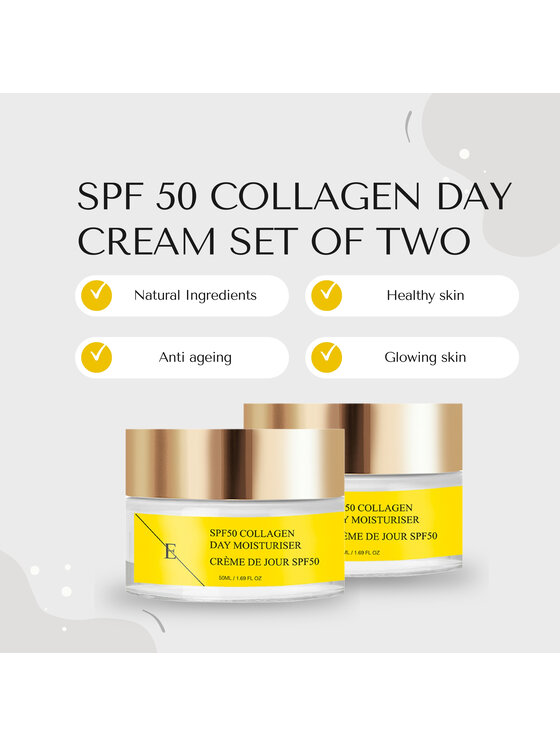 Erthskin London Erthskin London 2x Kolagenowy krem ​​na dzień SPF Krem na dzień