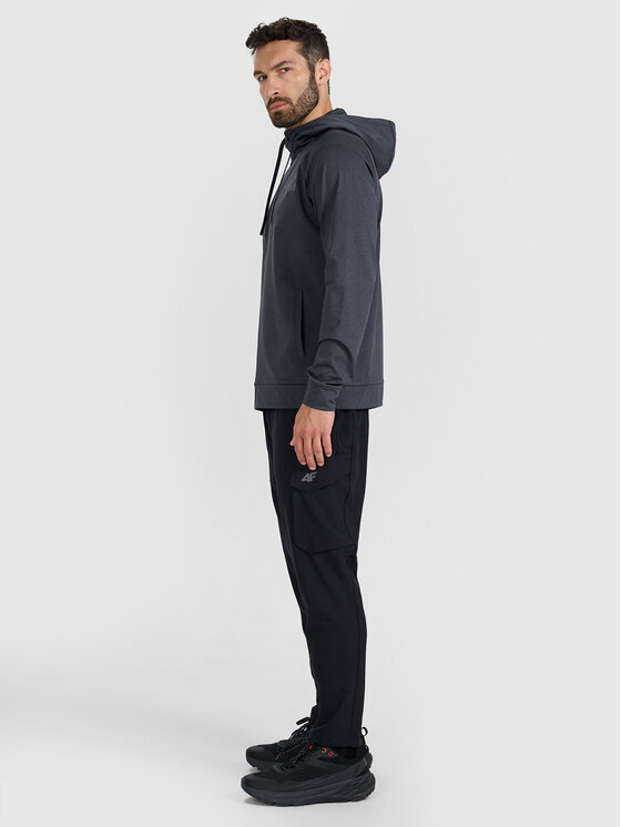 4F 4F Bluza MULTI ACTIVE Szary ciemny Regular Fit