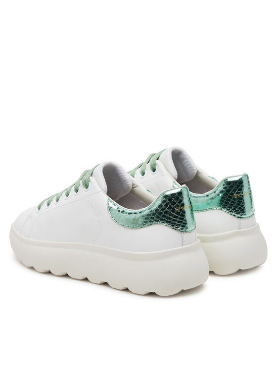 Geox Geox Sneakersy D Spherica Ec4.1 D45TCD 085KY C1548 Biela