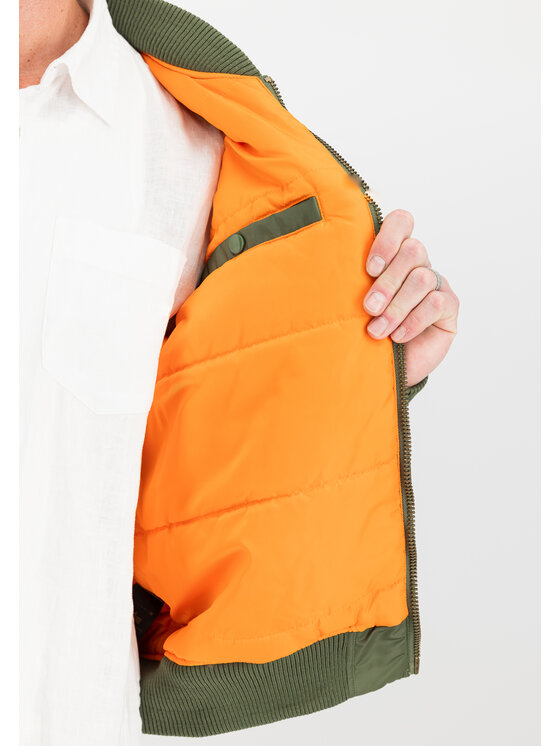 Alpha Industries Alpha Industries Bunda bomber AI.191118-01-XXL Zelená Vintage Fit
