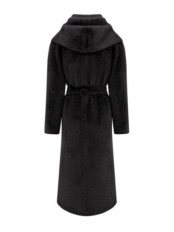 KMX Studio KMX Studio Płaszcz zimowy 186540007 Czarny Straight Fit