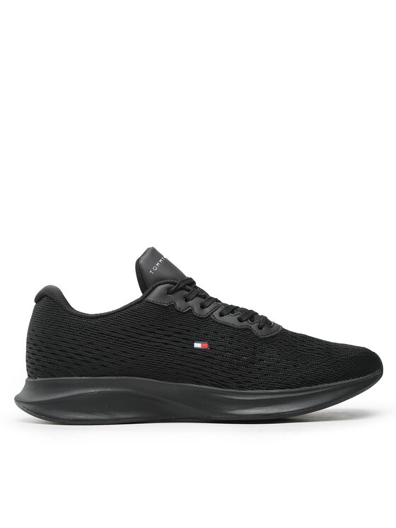 Tommy Hilfiger Tommy Hilfiger Sneakers Lightweight Runner Knit Flag FM0FM04563 Schwarz
