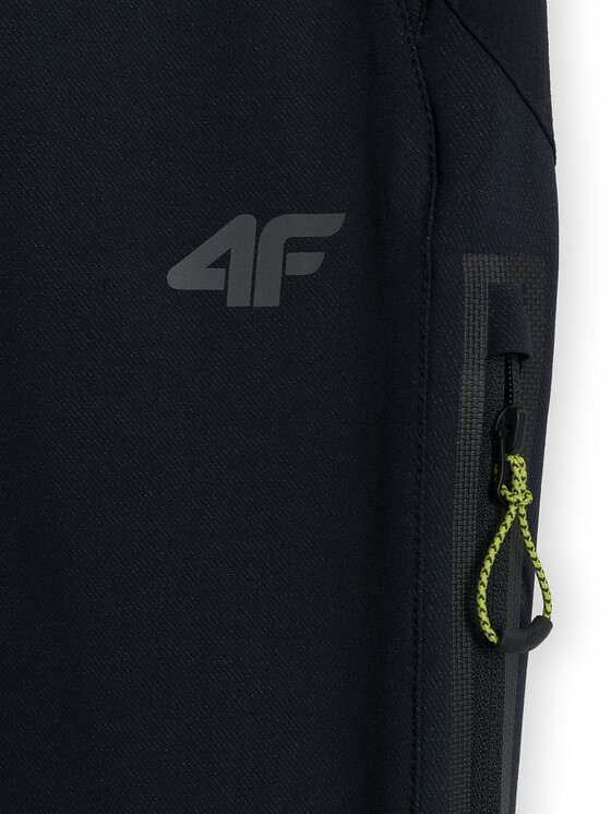 4F 4F Spodnie outdoor BETWEEN LAYERS Czarny Regular Fit