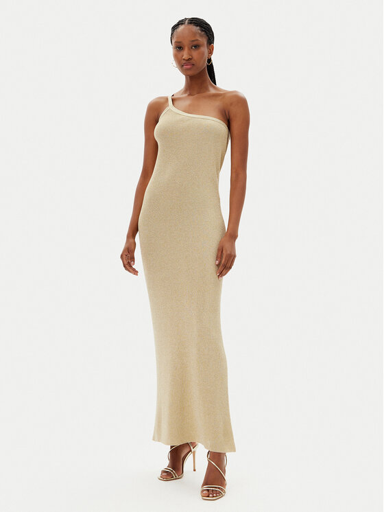 Kontatto Kontatto Strickkleid 3M0563C Beige Regular Fit