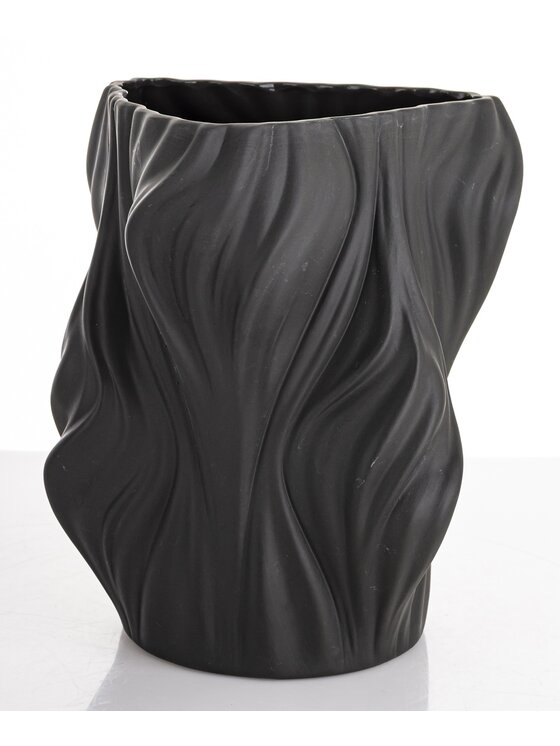 MIAhome MIAhome Wazon porcelanowy IRREGULAR Czarny