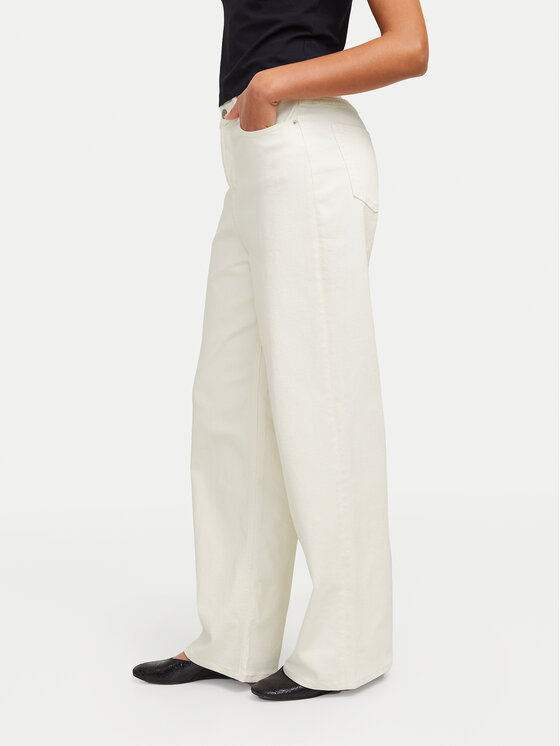 JJXX JJXX Džinsai Tokyo 12269078 Écru Wide Leg