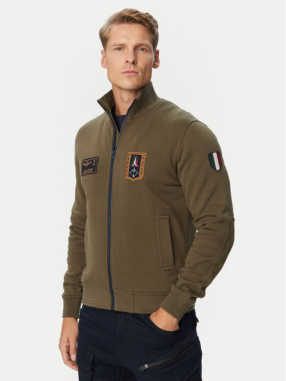 Aeronautica Militare Aeronautica Militare Sweatshirt 262FE2130UF00689 Dunkelgrün Regular Fit