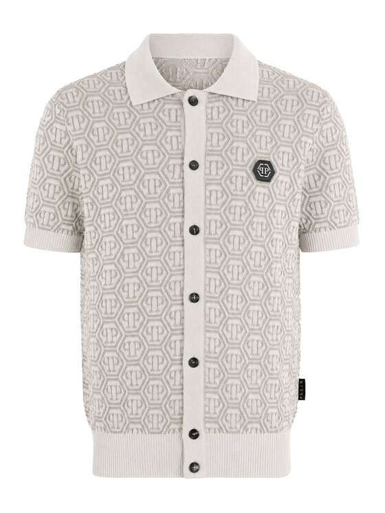 PHILIPP PLEIN PHILIPP PLEIN Polokošile 29922 Bílá Regular Fit