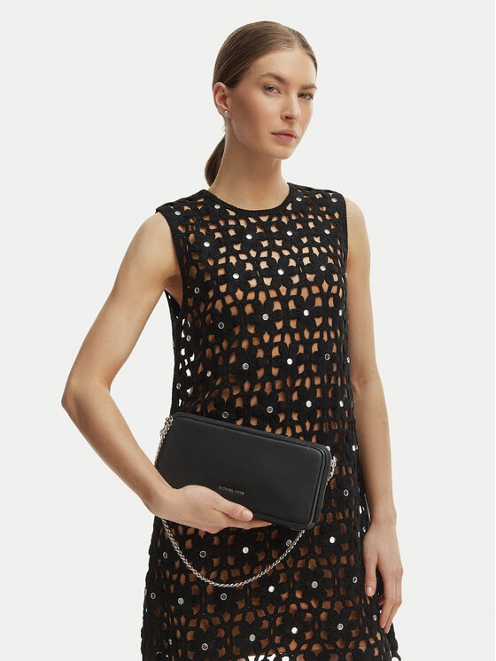 MICHAEL Michael Kors MICHAEL Michael Kors Ročna torba Goldie 30S6S14C6L Črna