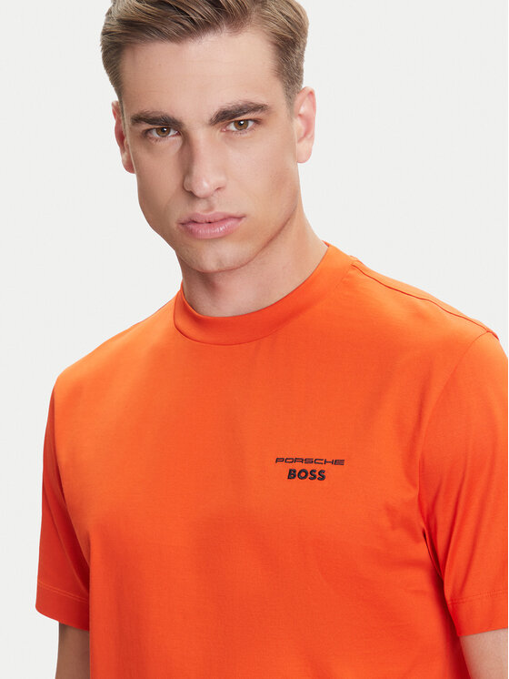BOSS BOSS T-Shirt C-Thompson 197 PS 50543200 Pomarańczowy Regular Fit