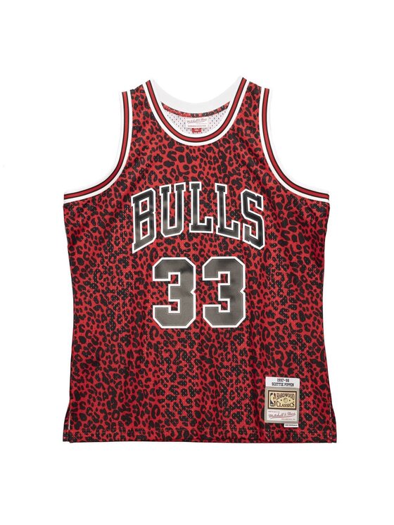 Mitchell & Ness Mitchell & Ness Tank top Chicago Bulls Scottie Pippen Czerwony Standard Fit