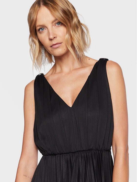 Fabiana Filippi Fabiana Filippi Φόρεμα βραδινό ABD222B732 Μαύρο Regular Fit