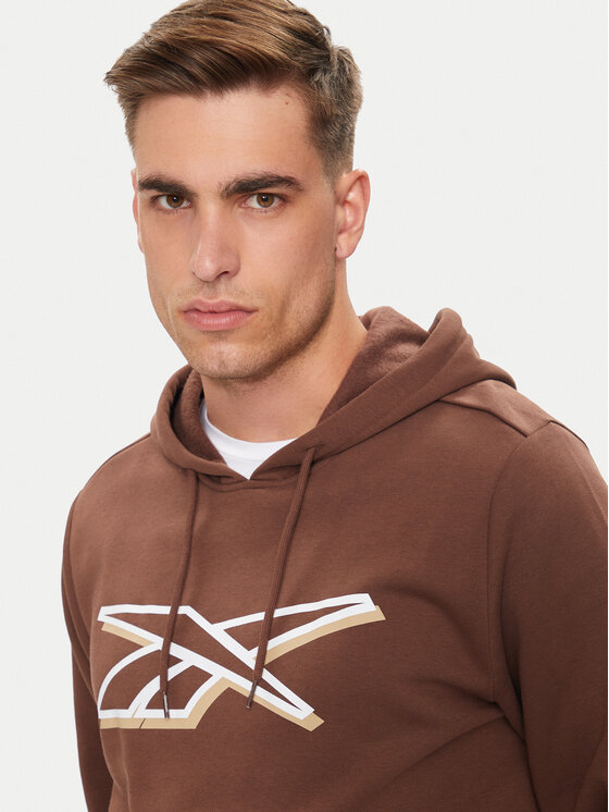 Reebok Reebok Μπλούζα Vector 100202413 Καφέ Regular Fit