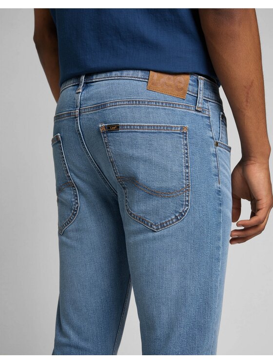 Lee Lee Jeansy Luke Fresh Mid Worn In Niebieski Slim Fit