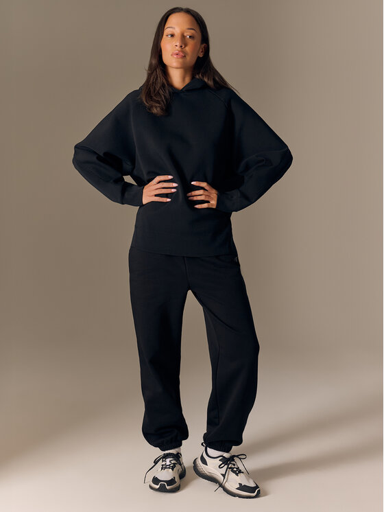 4F 4F Spodnie dresowe BLOOM MODE Czarny Regular Fit