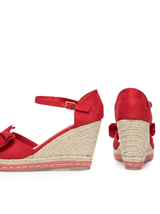 DeeZee DeeZee Espadryle WYL2710-02 Czerwony