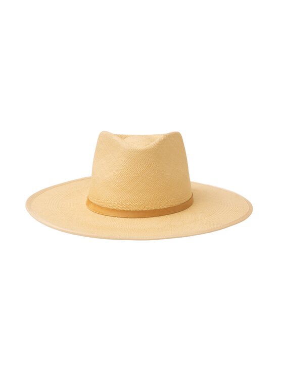 Paris+Hendzel Paris+Hendzel Kapelusz Off White Havana - Panama / Brisa Grade Biały