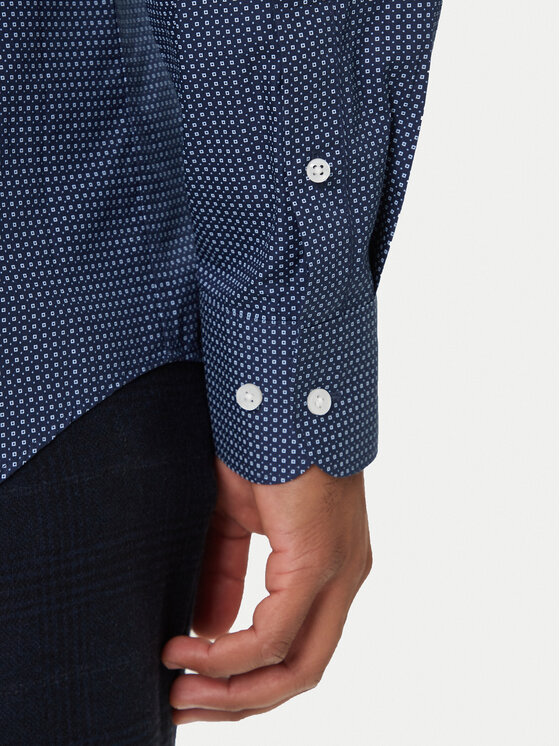 Tommy Hilfiger Tommy Hilfiger Košile MW0MW40523 Tmavomodrá Slim Fit