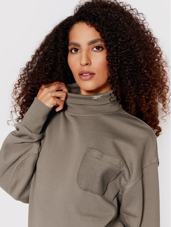 Felpa Classics HN6647 Marrone Oversize