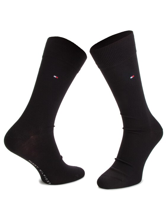 Tommy Hilfiger Tommy Hilfiger 2er-Set hohe Unisex-Socken 342021001 Schwarz