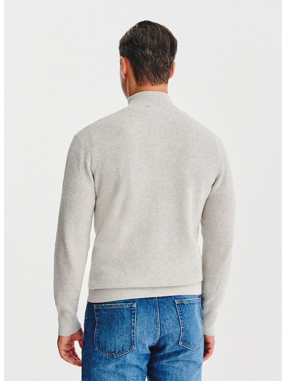 Pako Lorente Pako Lorente Sweter P25WF-2X-010 Szary Classic Fit
