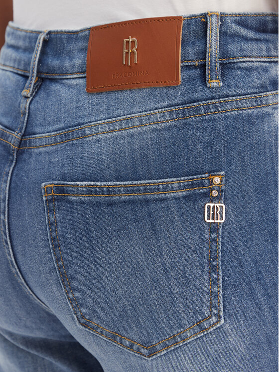 Fracomina Fracomina Jeans FR26SVA012D40102 Blau Bootcut Fit
