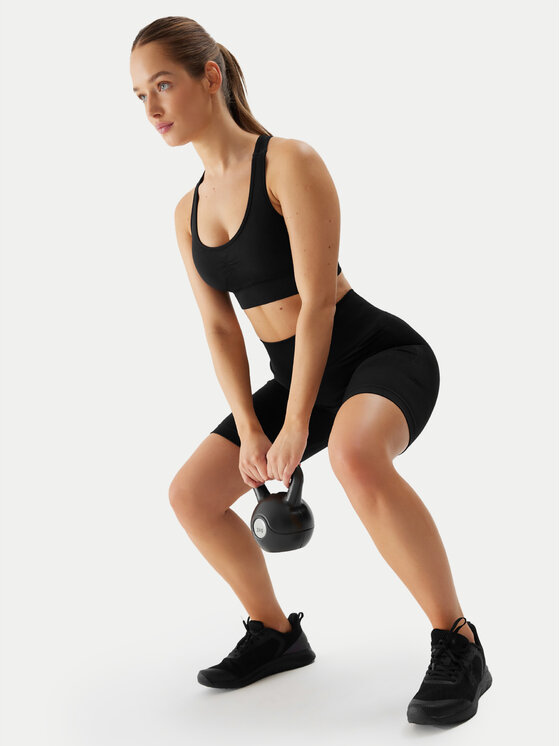 4F 4F Sutien sport 4FWSS24USBAF116 Negru