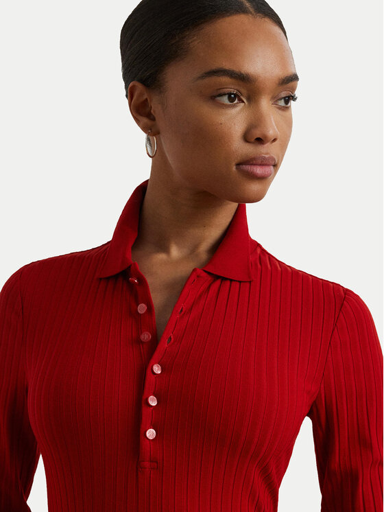 LAUREN RALPH LAUREN LAUREN RALPH LAUREN Sweater 200971091003 Piros Slim Fit