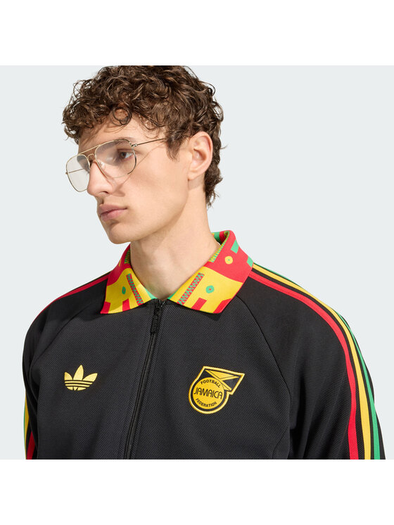 adidas adidas Kurtka wielofunkcyjna Jamaica x Bob Marley Away Anthem Jacket Czarny Regular Fit