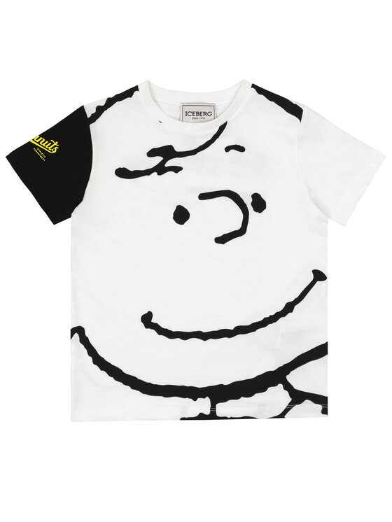 Iceberg Iceberg T-Shirt TSICE3129J Biały Regular Fit