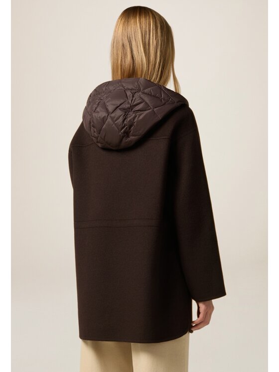 Oltre Oltre Cappotto 8154J000224N022 Marrone Baggy Fit