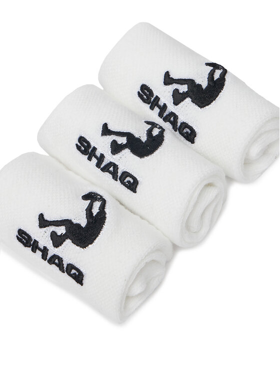 SHAQ Shaq Skarpety krótkie AS_SHQ_H_001Z_SS25 (3-PACK) Biały