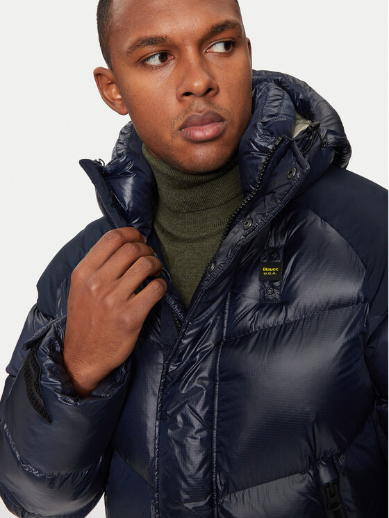 Blauer Blauer Kurtka zimowa 24WBLUC02234 Granatowy Regular Fit